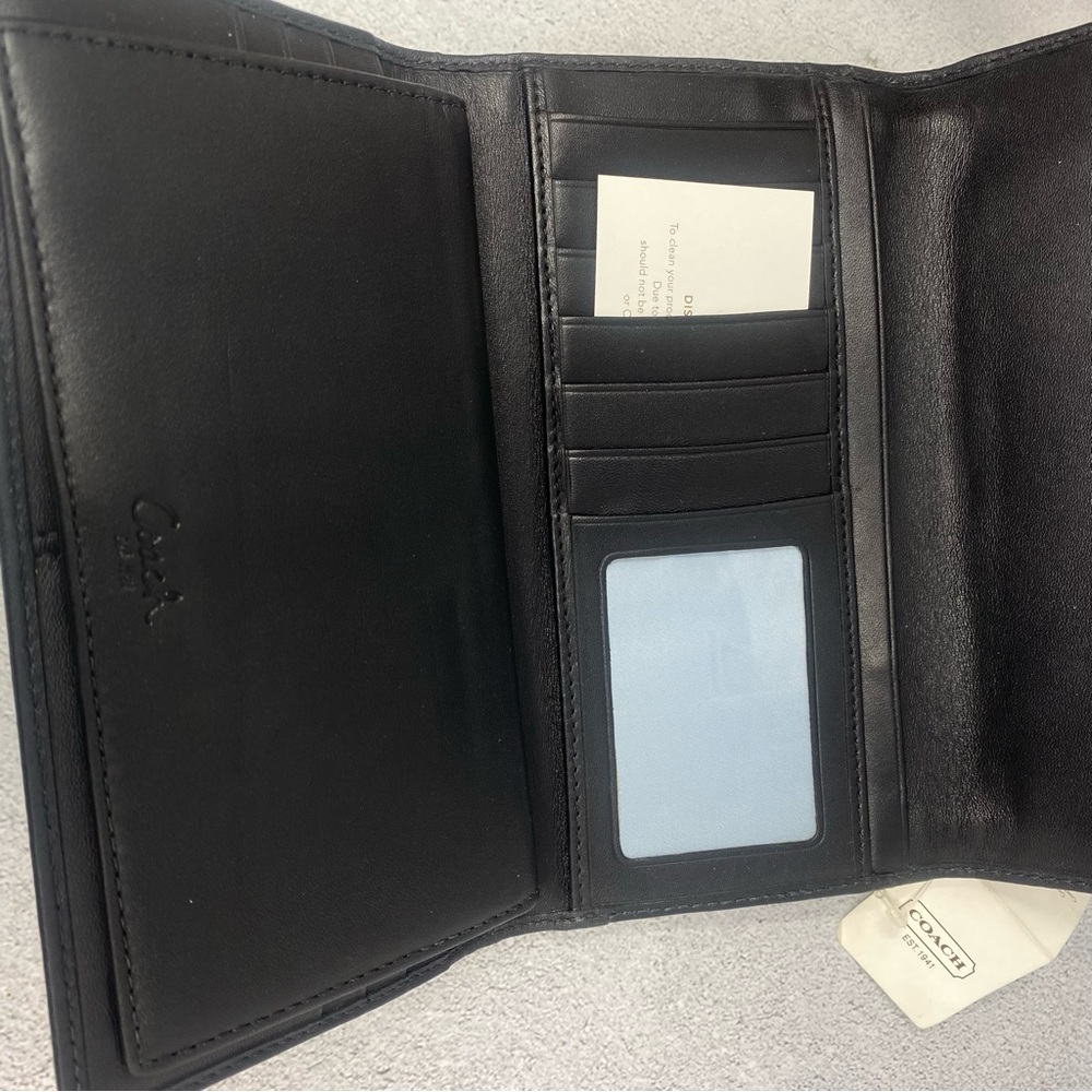 ❤️Coach NWT F46240 Black Long Wallet. - Picture 10 of 12